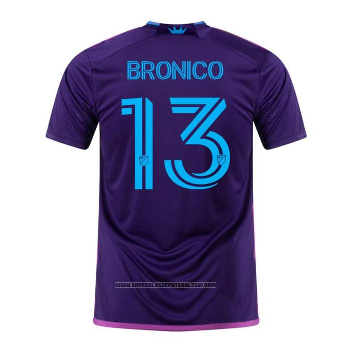 Camisola Charlotte FC Jogador Bronico 2º 2023-2024